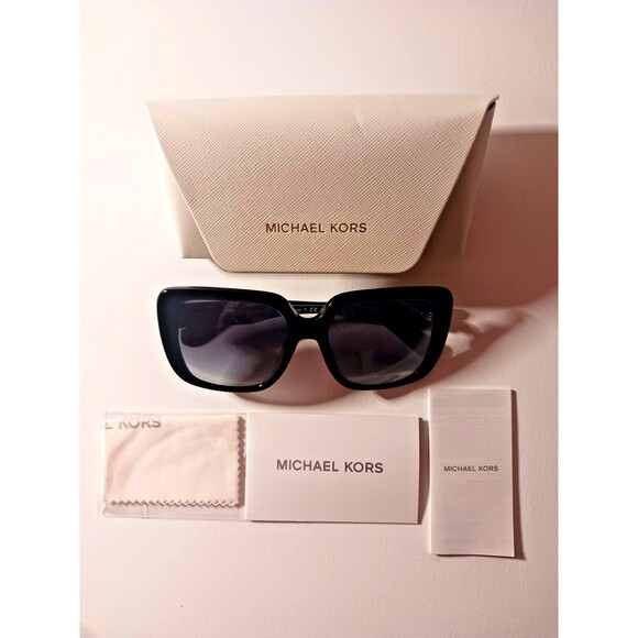 Michael Kors Sunglasses MK 2183U Mallorca Black Grey Gradient Case Old Money - Picture 2 of 9